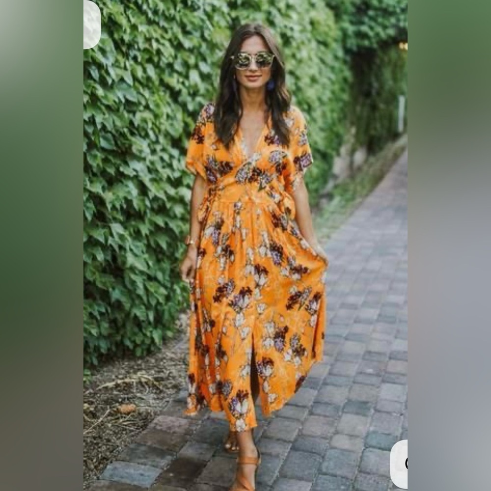 Ila Ila Floral Midi Dress size Small